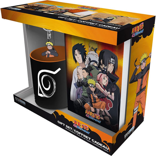 Set Cadou Naruto Shippuden - Cana 320ml + Breloc PVC + Notebook Naruto - Red Goblin