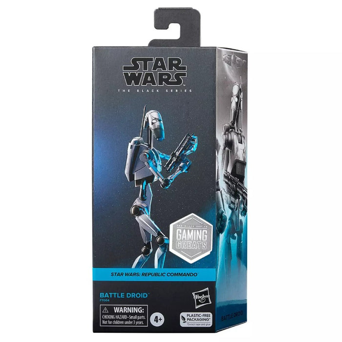 Figurina Articulata Star Wars Black Series 6in Gaming Greats Battle Droid - Red Goblin