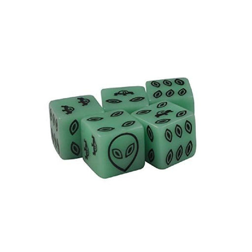 Glowing Alien Dice - Red Goblin