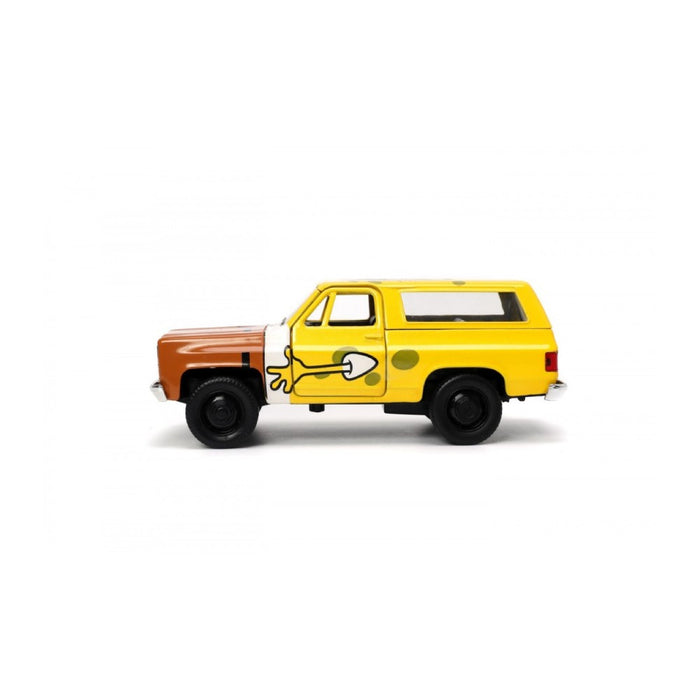 Set Masinuta Metalica Chevy K5 Blazer si Figurina Sponge Bob - Red Goblin