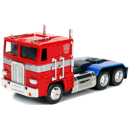 Figurina Masinuta Metalica Transformers G1 Optimus Prime Scara 1 la 32 - Red Goblin