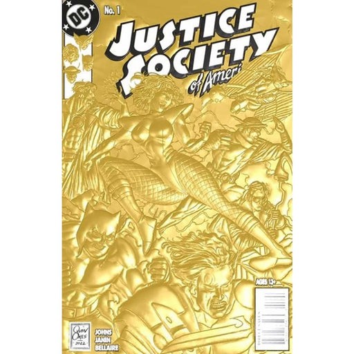 Justice Society of America 01 Cvr C Quinones 90s Cvr Foil - Red Goblin