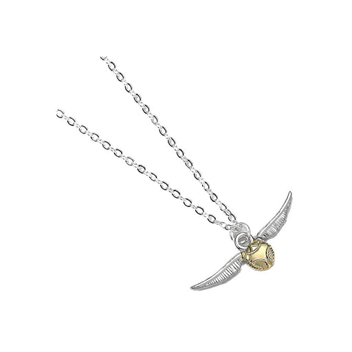 Lantisor si Pandantiv Harry Potter Golden Snitch Silver Plated - Red Goblin