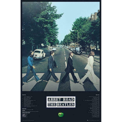 Poster The Beatles - Abbey Road Tracks (91.5x61) - Red Goblin