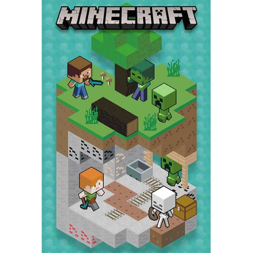 Poster Minecraft - Into the Mine (91.5x61) - Red Goblin