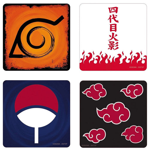 Set 4 Suporturi Pahare Naruto Shippuden - Emblems - Red Goblin