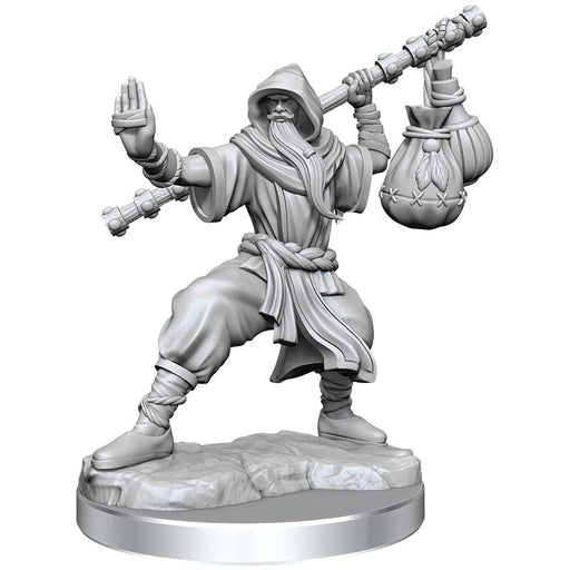 Miniatura Nepictata D&D Frameworks Human Monk Male (W1) - Red Goblin