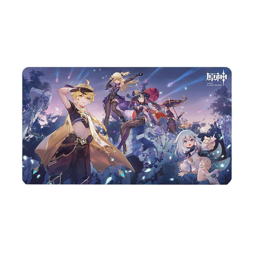 Mousepad Genshin Impact Unreconciled Stars Aether, Fischl, Mona, Paimon & Scaramouche 70 x 40 cm - Red Goblin