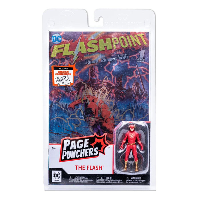 Figurina Articulata DC Direct Page Punchers The Flash (Flashpoint) Metallic Cover Variant (SDCC) 8 cm - Red Goblin