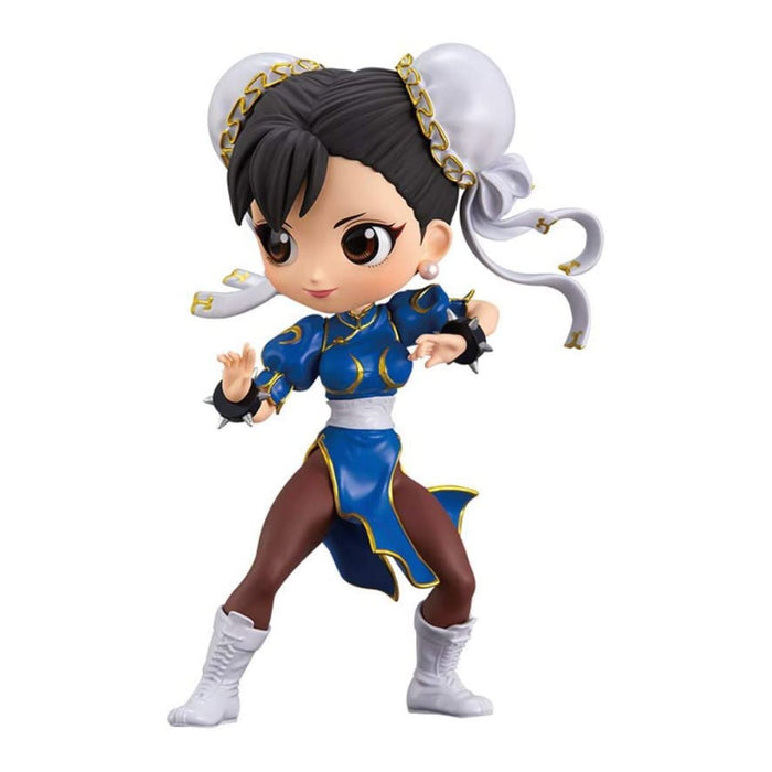 Figurina Street Fighter - Q Posket Chun-Li in Blue Outfit - Red Goblin