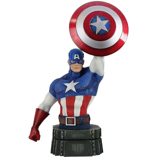 Figurina Marvel Bust Captain America 26 cm - Red Goblin