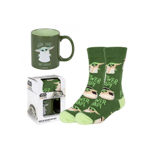 Set Cadou Star Wars The Mandalorian Mug & Socks Grogu 36-41 - Red Goblin