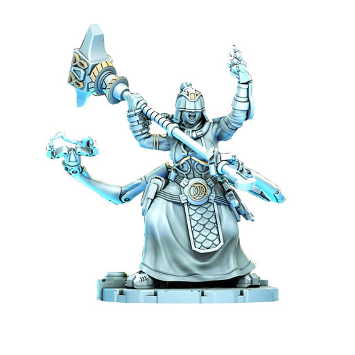 Miniatura Nepictata Elemental Beacon - Norgrem Gempriestess Pose 1 - Red Goblin