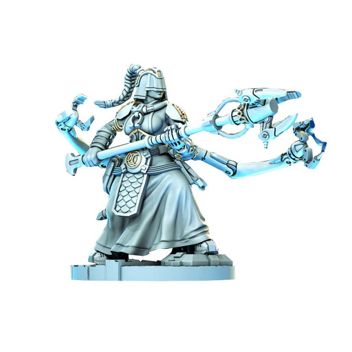 Miniatura Nepictata Elemental Beacon - Norgrem Gempriestess Pose 3 - Red Goblin