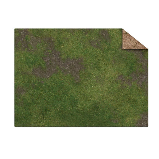 MFC - 22x30 inch Broken Grassland / Desert Scrubland Game Mat - Red Goblin