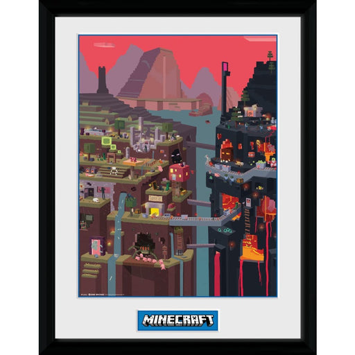 Poster cu Rama Minecraft - World (30x40) - Red Goblin