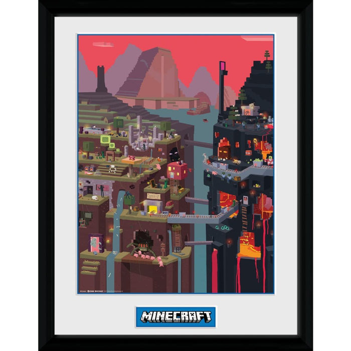 Poster cu Rama Minecraft - World (30x40) - Red Goblin