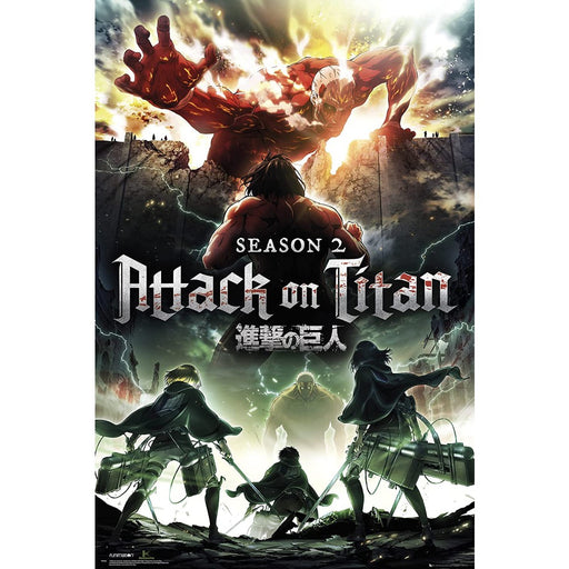 Poster Attack on Titan - Key Art S2 (91.5x61) - Red Goblin