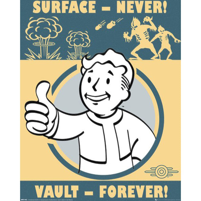 Poster Fallout - Vault Forever (91.5x61) - Red Goblin