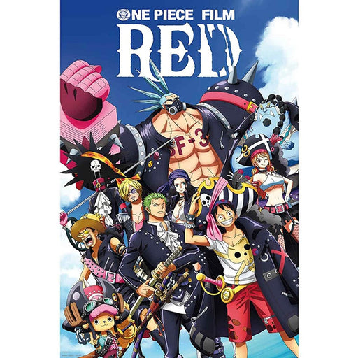 Poster One Piece: Red - Full Crew (91.5x61) - Red Goblin