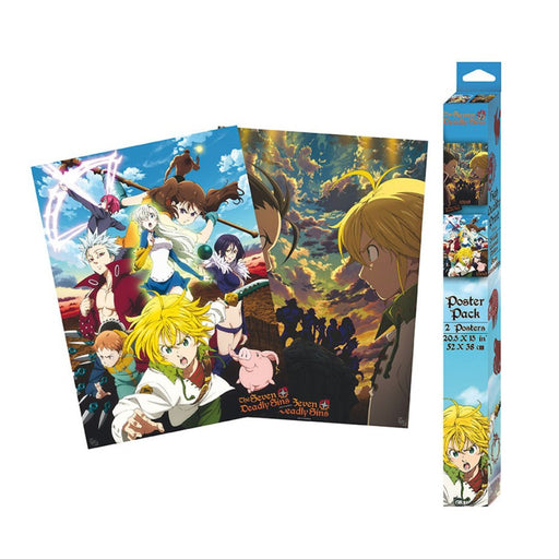 Set 2 Postere Chibi The Seven Deadly Sins - Series 1 (52x38) - Red Goblin