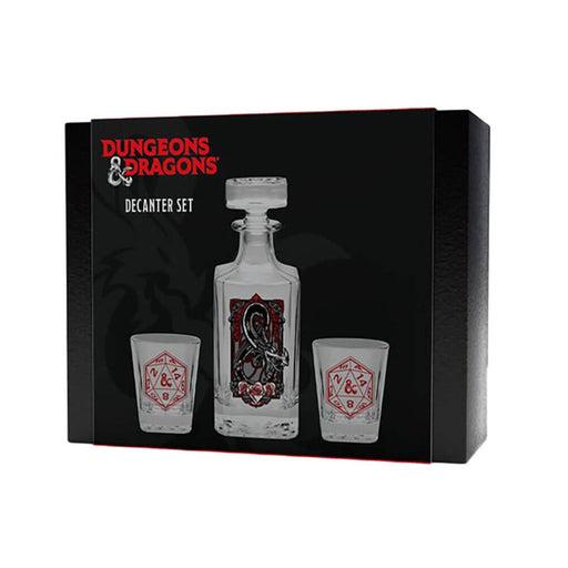 Set Dungeons & Dragons - Decantor + 2 Pahare Logo - Red Goblin