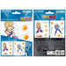 Stickere Dragon Ball - 16x11cm/ 2 Sheets - DBZ/ Gohan & Trunks - Red Goblin