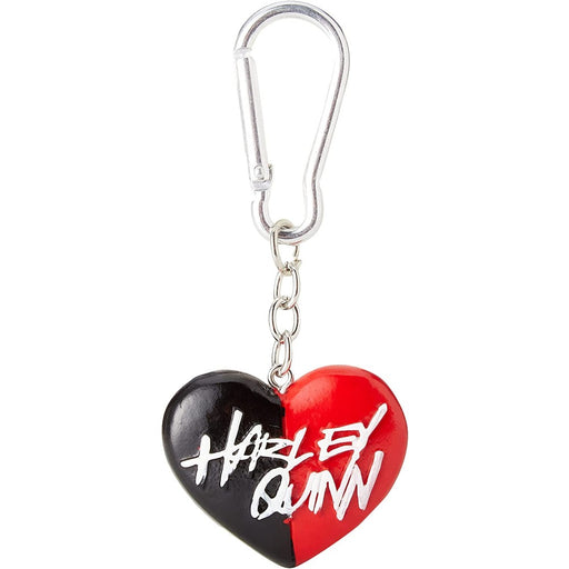 Breloc 3D DC Comics -Harley Quinn Heart 4 cm - Red Goblin