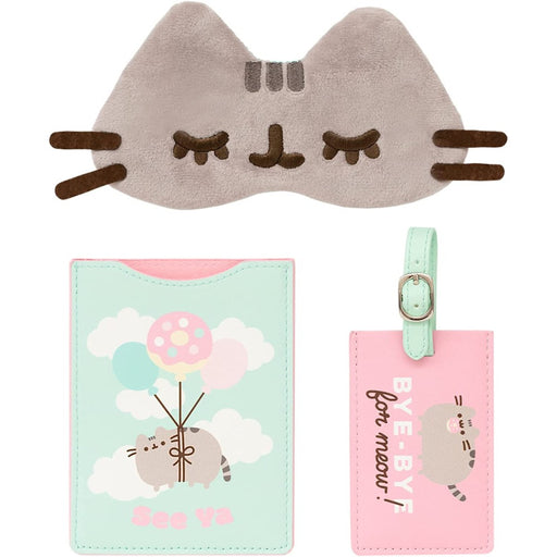 Set Pusheen Foodie Collection Passport Holder and Luggage Tag - Red Goblin