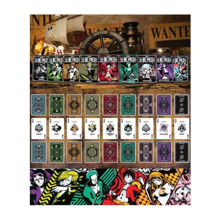 Carti de Joc One Piece 9 Decks Set Exclusive Foiled Collection - Red Goblin