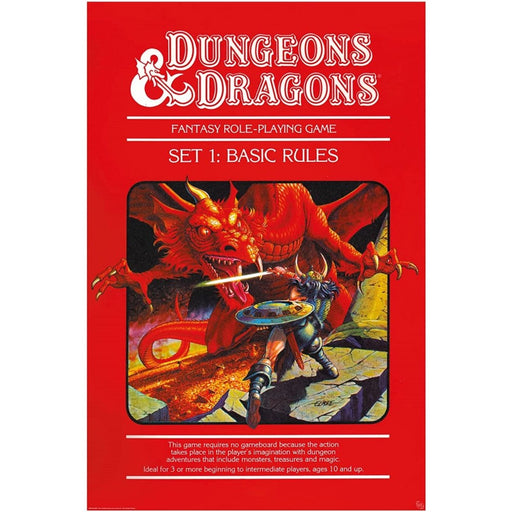 Poster Dungeons & Dragons - Basic Rules (91.5x61) - Red Goblin