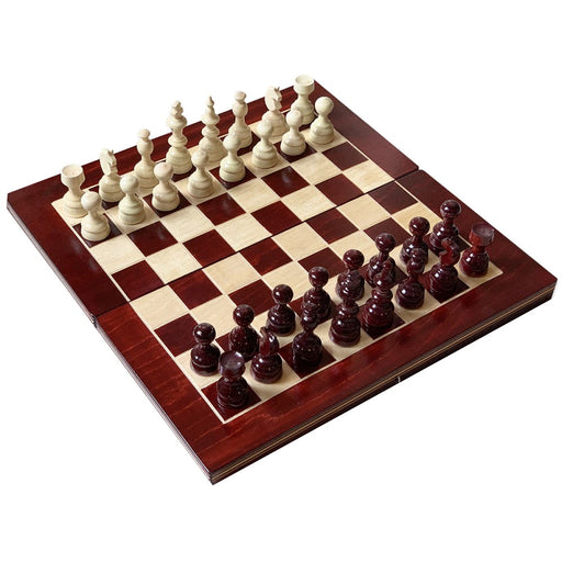 Sah si Table 39x39 Alb-Rosu - Red Goblin