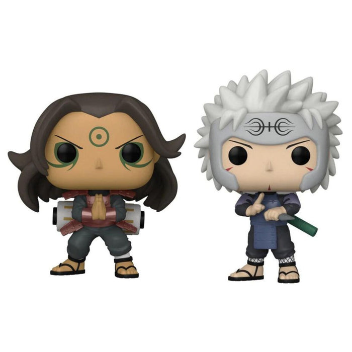 Set 2 Figurine Funko POP Animation Naruto - Hashirama & Tobirama - Red Goblin