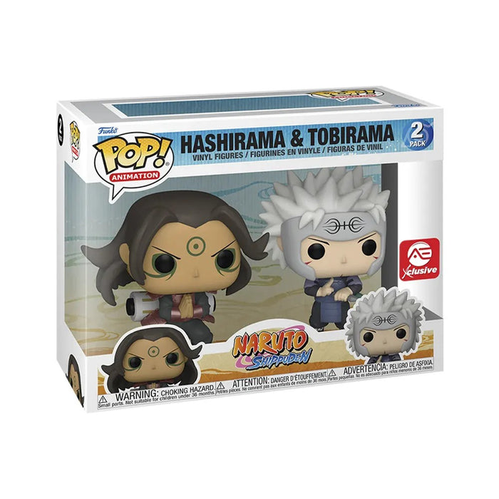 Set 2 Figurine Funko POP Animation Naruto - Hashirama & Tobirama - Red Goblin