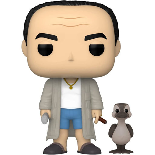 Figurina Funko POP&Buddy The Sopranos - Tony in Robe with Duck - Red Goblin