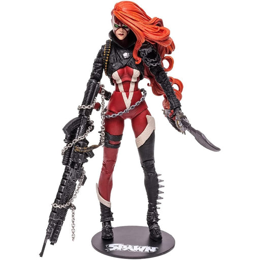 Figurina Articulata Spawn Deluxe She Spawn - Red Goblin