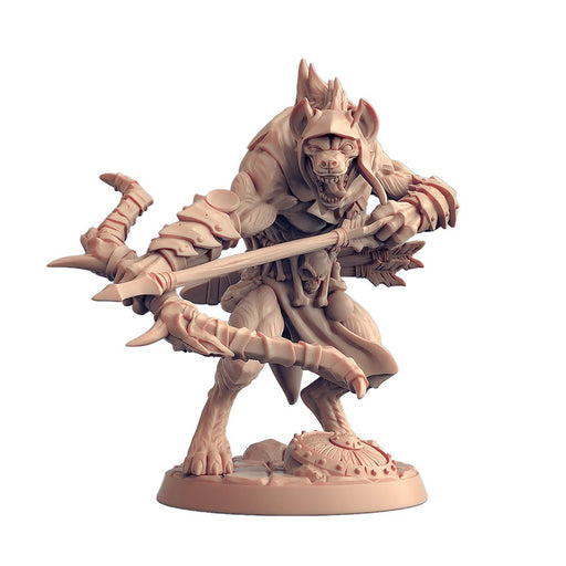 Miniatura Nepictata Elemental Beacon - Bonegnasher Gnoll E - Red Goblin