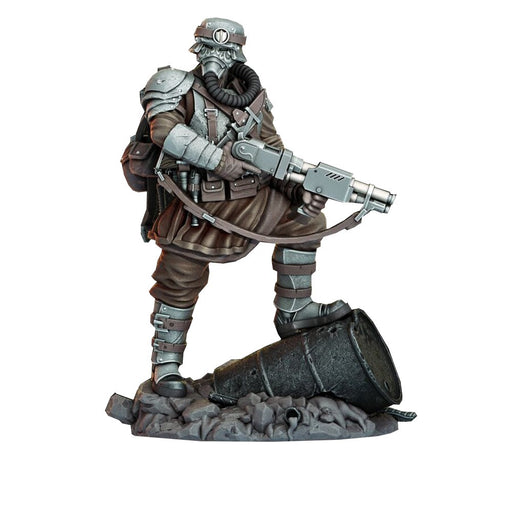 Miniatura Nepictata Elemental Beacon - Morior Shocktrooper v2 - Red Goblin