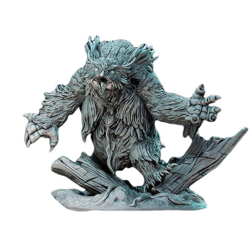 Miniatura Nepictata Elemental Beacon - Owlbear Pose v2 - Red Goblin