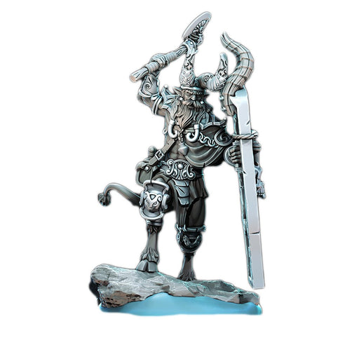 Miniatura Nepictata Elemental Beacon - Ovis Fighter - Red Goblin