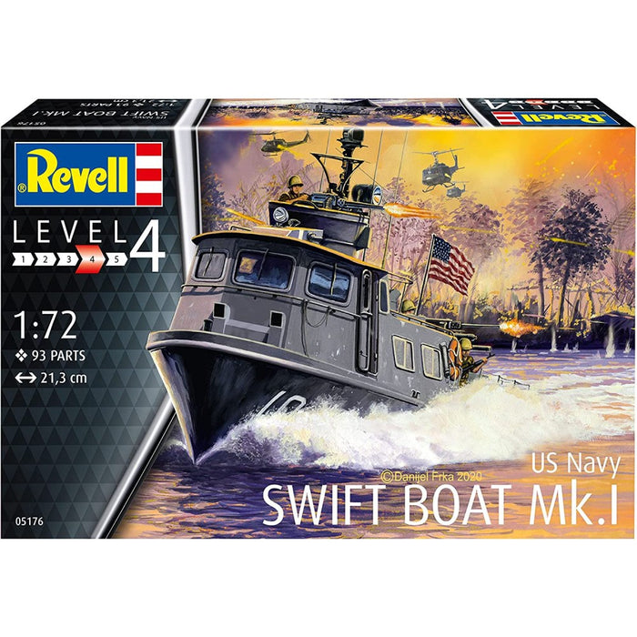 Set de Constructie Revell US Navy SWIFT BOAT Mk.I - 1:72 - Red Goblin