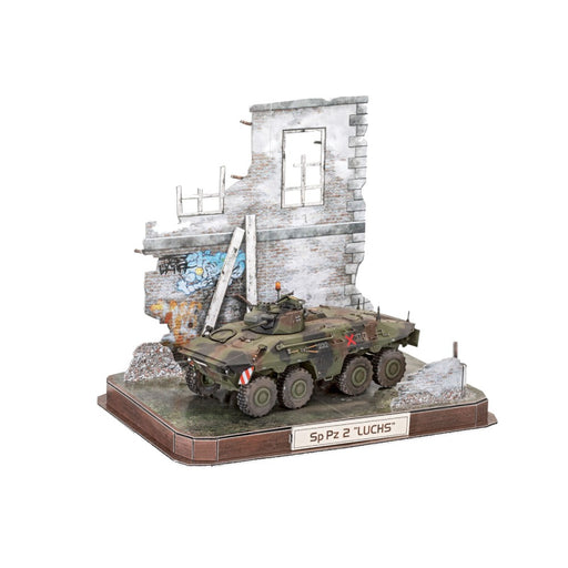 Figurina Kit de Asamblare Revell SpPz2 Luchs & 3D Puzzle Diorama - 1:35 - Red Goblin