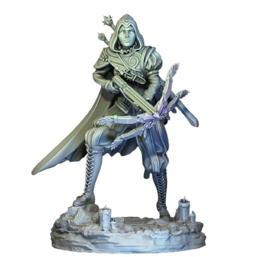 Miniatura Nepictata Vhallarhion - Human Rogue Male (eye level 32 mm) - Red Goblin