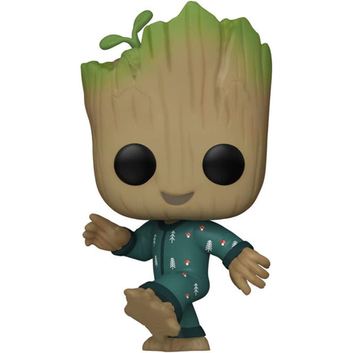 Figurina Funko POP Marvel IAG - Groot PJs (dancing) - Red Goblin