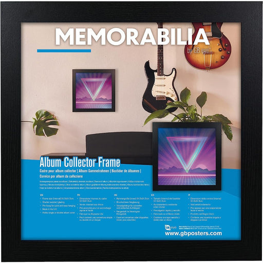 Rama GBEYE - Album & Vinyl Frame - Black (31.5 x 31.5cm) - Red Goblin