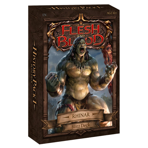 Flesh and Blood TCG - History Pack 1 Blitz Deck - Rhinar - Red Goblin