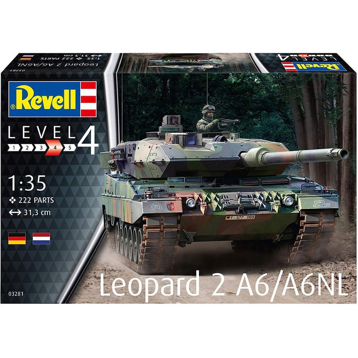 Figurina Kit de Asamblare Leopard 2 A6/A6NL - Red Goblin