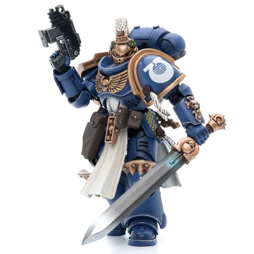 Figurina Articulata Warhammer 40k 1/18 Ultramarines Primaris Company Champion Brother Parnaeus 12 cm - Red Goblin