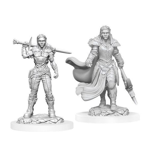 Miniaturi Nepictate D&D Nolzur's - Orc Fighter Female - Red Goblin