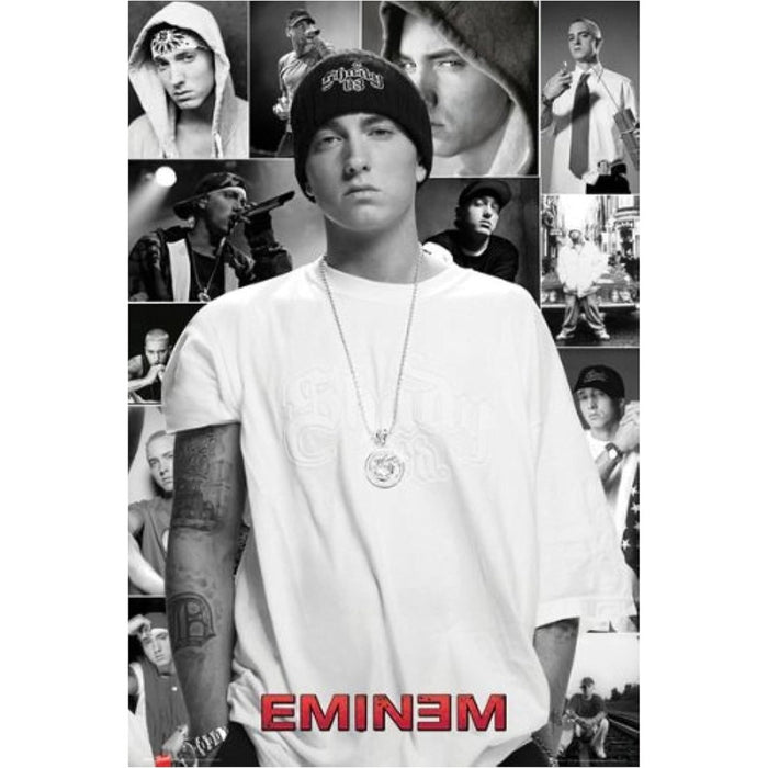 Poster Maxi Eminem - 91.5x61 - Collage - Red Goblin